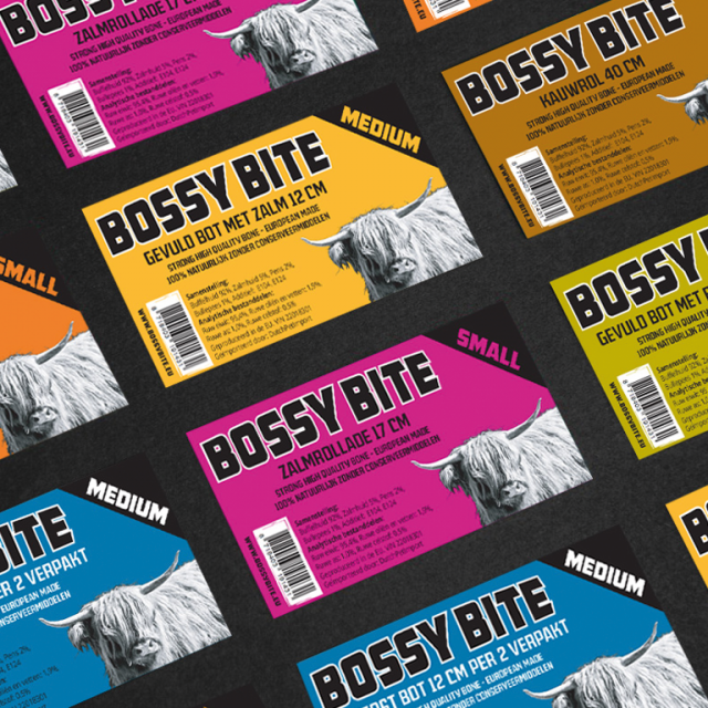 Bossy Bite – Etiket