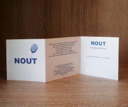 Geboortekaartje Nout